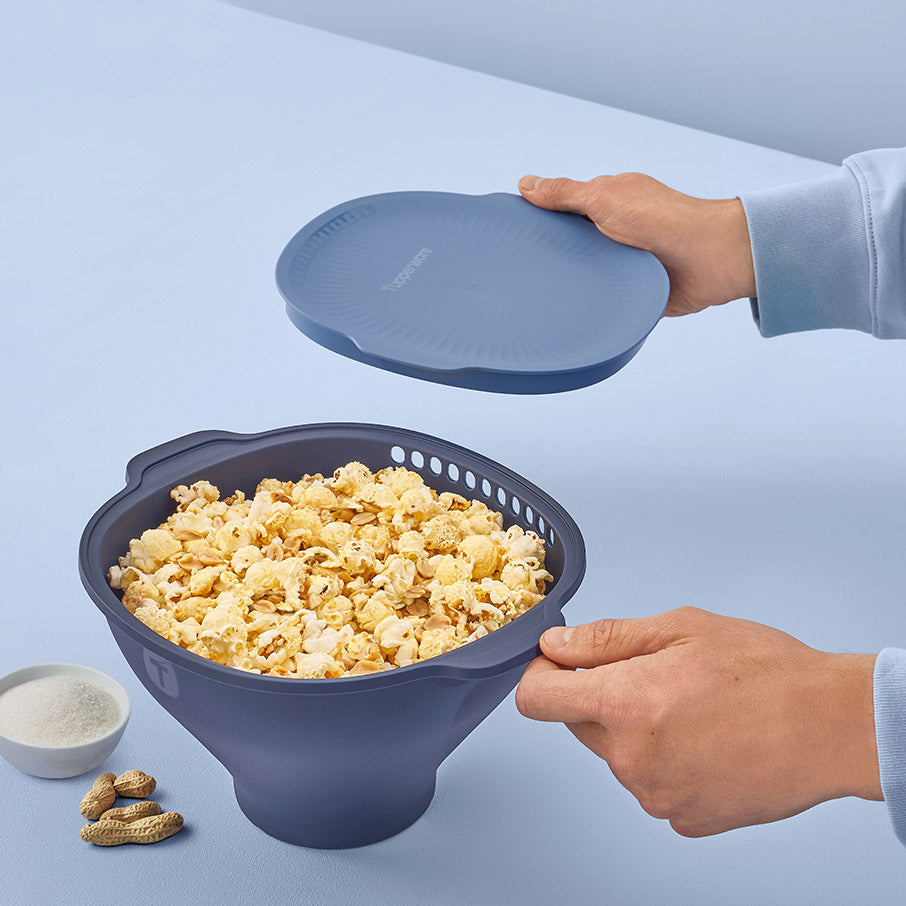 tupperware wow pop do mikrofalówki maszyna do popcornu typu „wszystko w jednym mineral blue nocturnal sea