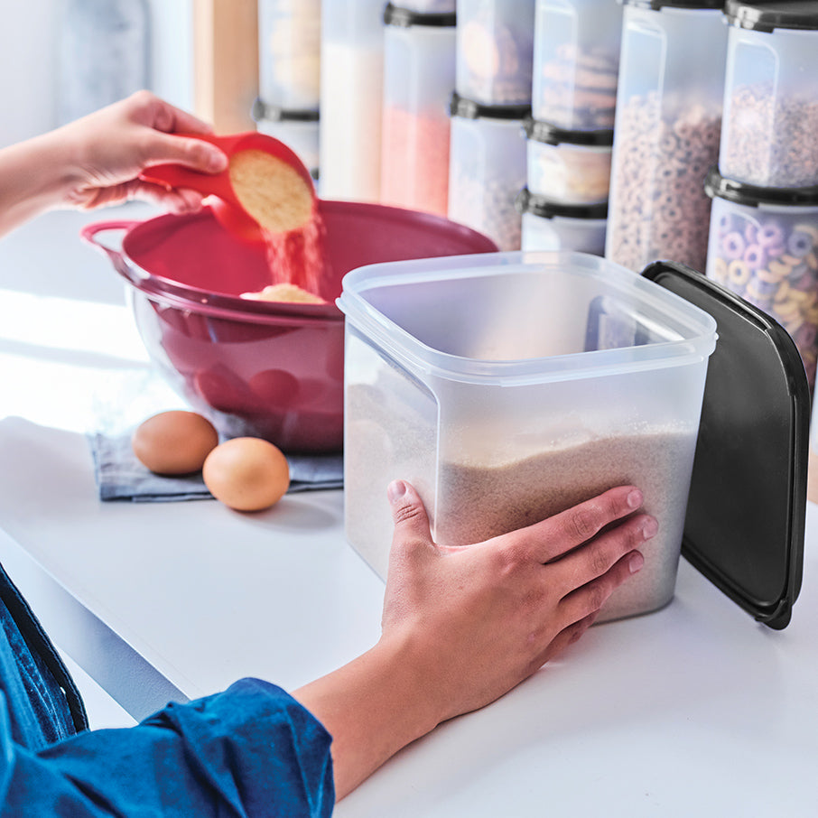 tupperware modular mates square 3 pojemnik do przechowywania żywności czarny jak smoła