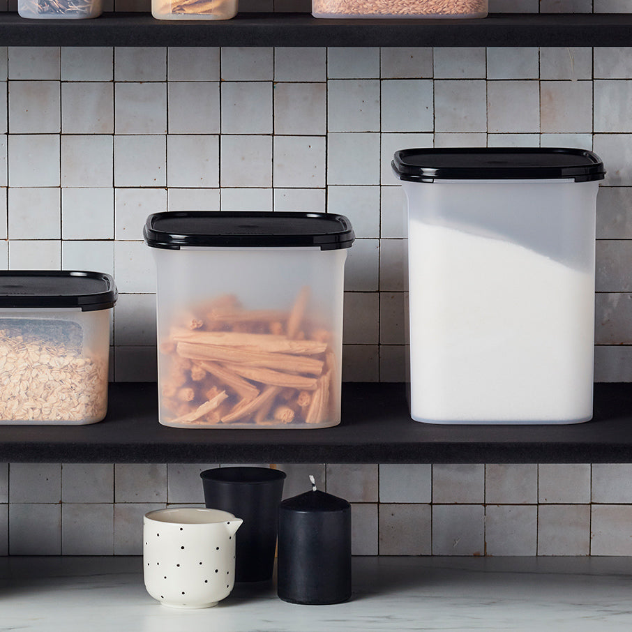 tupperware modular mates square 4 pojemnik do przechowywania żywności czarny jak smoła