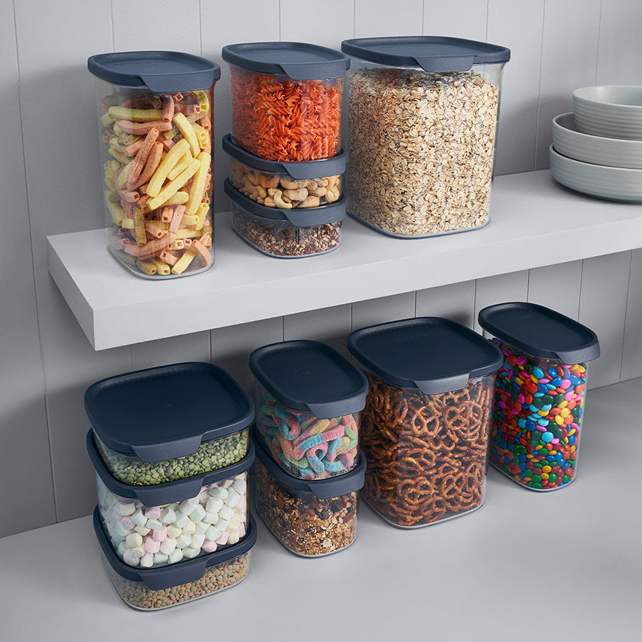 tupperware ultra clear square zestaw 5 elementów cosmos pieczątki