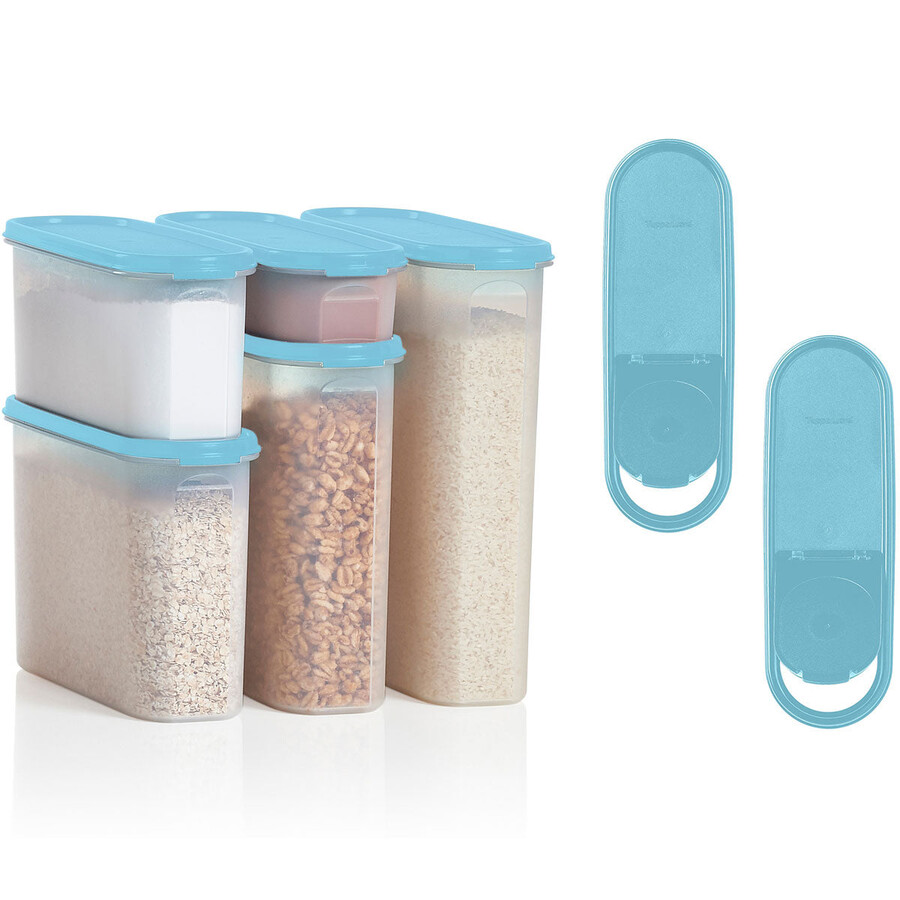 zestaw tupperware modular mates super oval czarny jak smoła