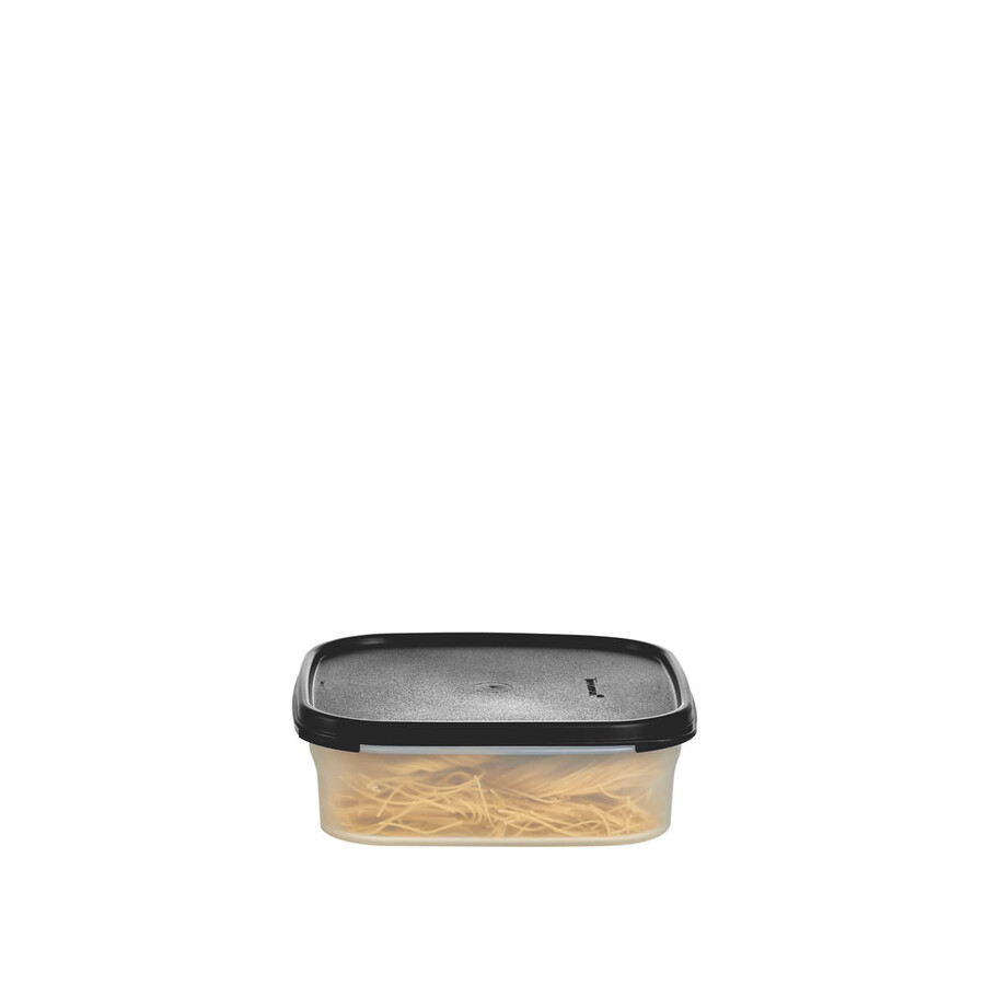 tupperware modular mates square 1 pojemnik do przechowywania żywności czarny jak smoła