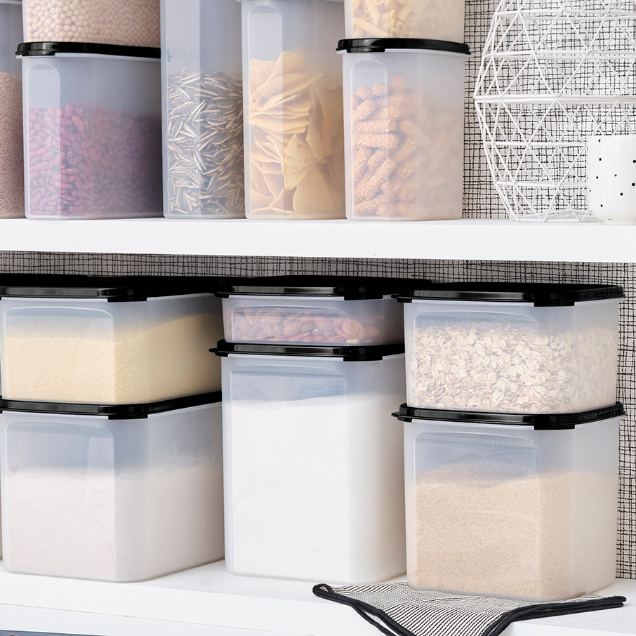 tupperware modular mates square 1 pojemnik do przechowywania żywności czarny jak smoła