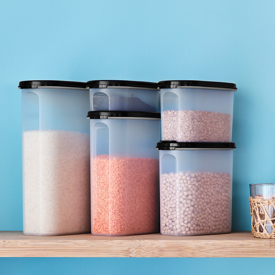 tupperware modular mates oval 1 pojemnik do przechowywania żywności czarny jak smoła