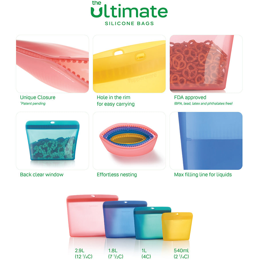 torba stojąca ultimate silicone mała Żółta
