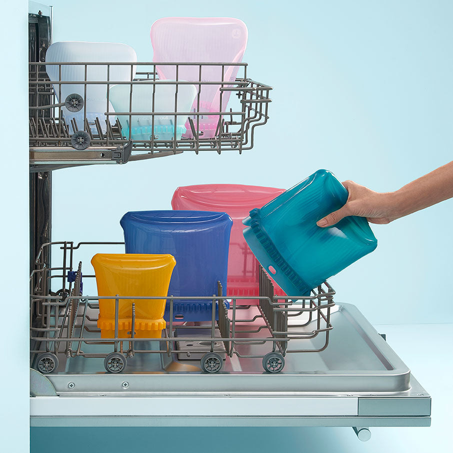 torba stojąca ultimate silicone duża przezroczysta podstawowa niebieska