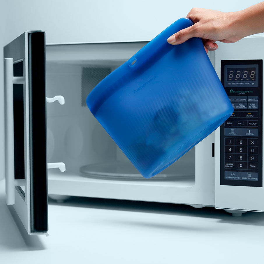 torba stojąca ultimate silicone duża przezroczysta podstawowa niebieska