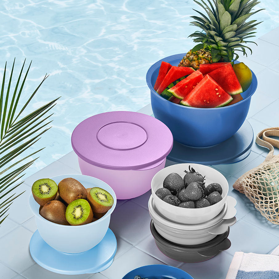 zestaw misek tupperware impressions classic sorbet ważka islandzka mgiełka