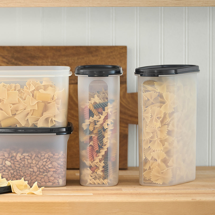 tupperware modular mates oval 4 pojemnik do przechowywania żywności 975 szklanki czarny jak smoła