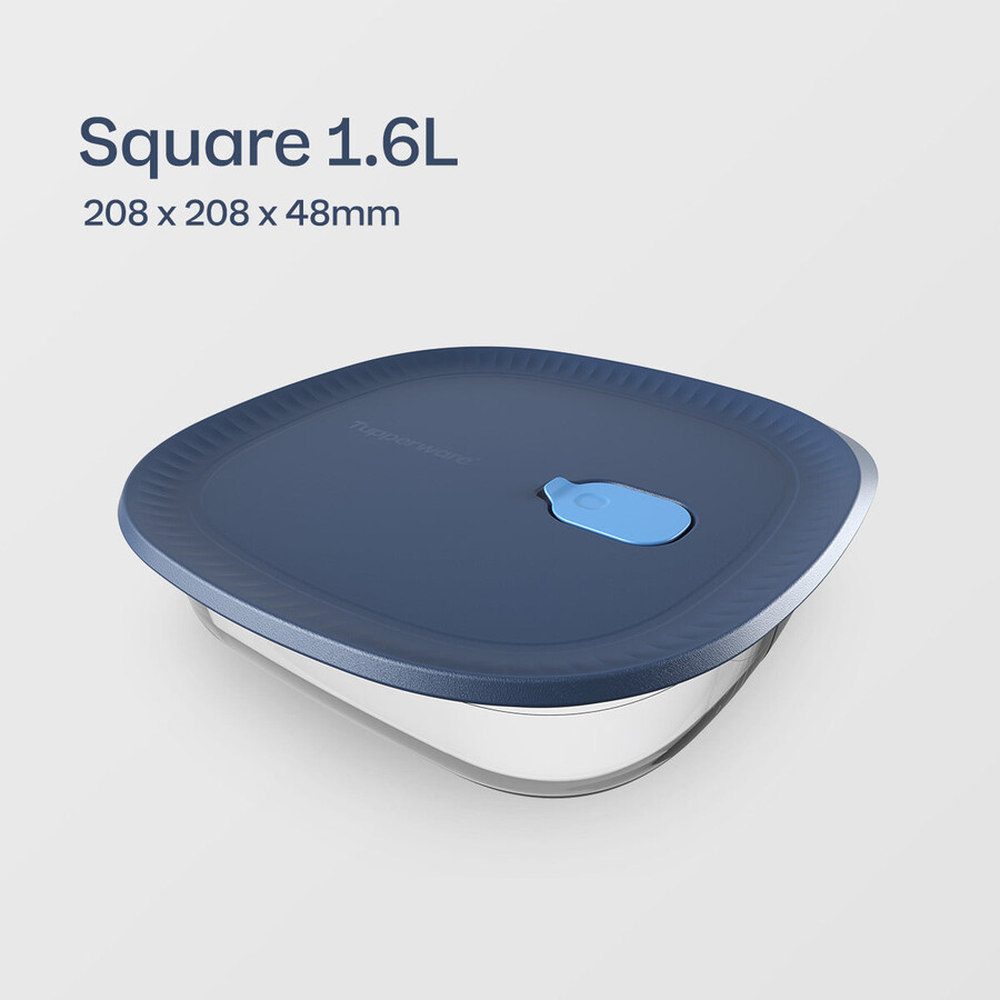 tupperware voila szklane kwadratowe naczynie do pieczenia hermetyczne naczynie do przechowywania żywności