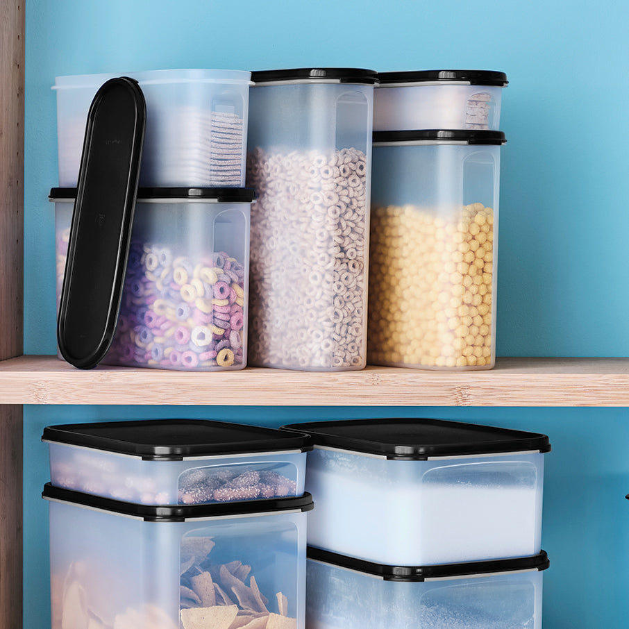 tupperware modular mates super oval 5 pojemnik do przechowywania żywności czarny jak smoła