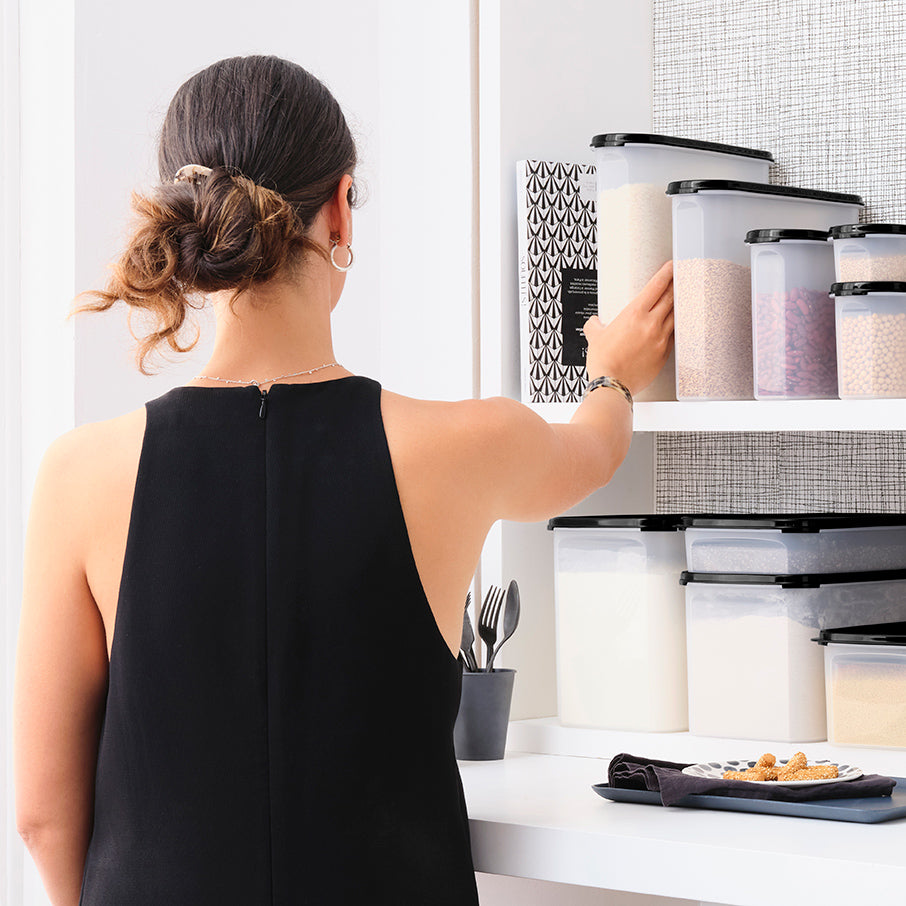 tupperware modular mates super oval 5 pojemnik do przechowywania żywności czarny jak smoła