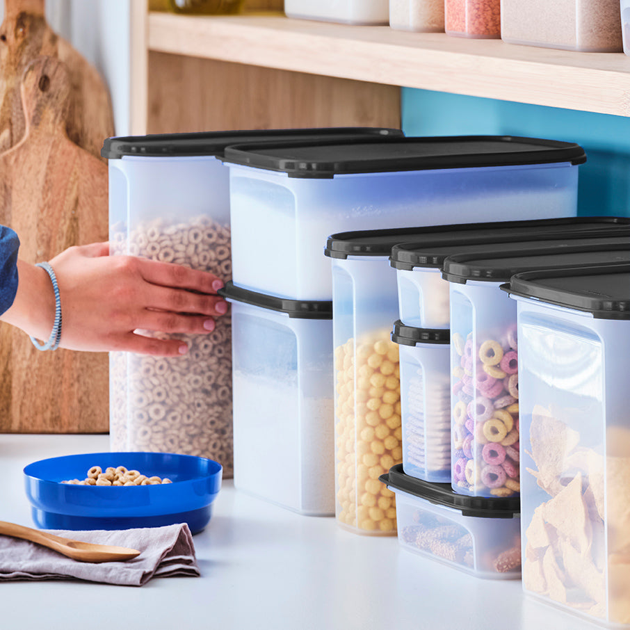 tupperware modular mates super oval 5 pojemnik do przechowywania żywności czarny jak smoła