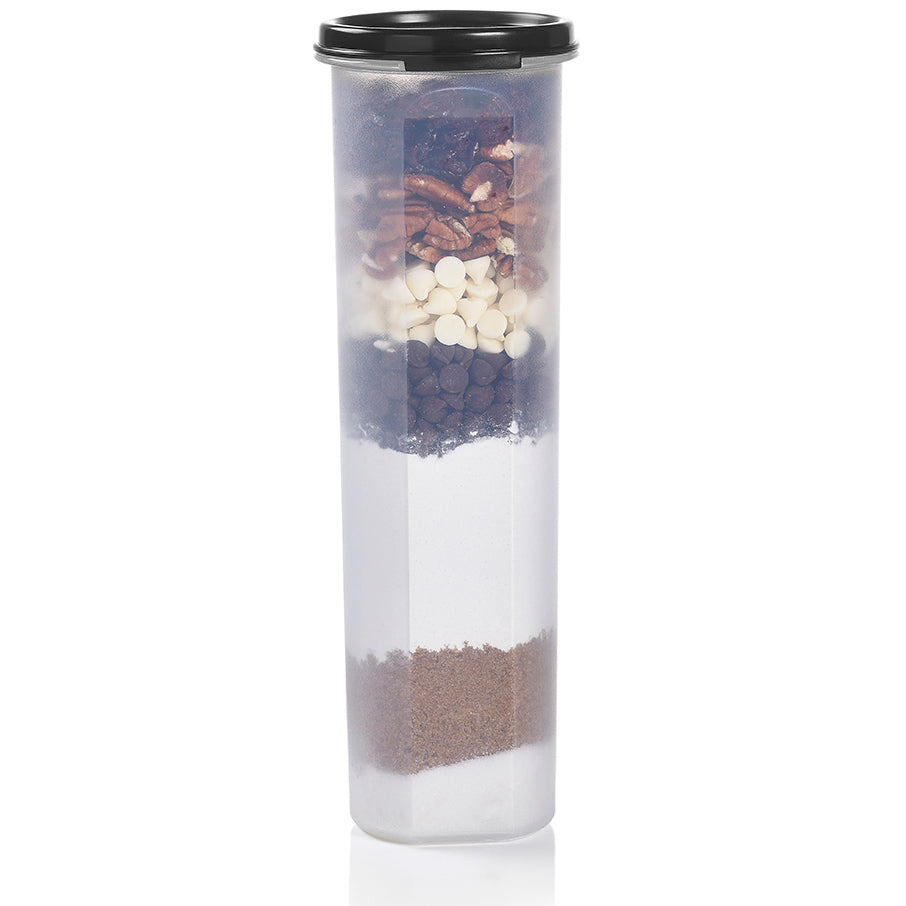 dozownik do spaghetti tupperware modular mates pojemnik do przechowywania makaronu czarny jak smoła