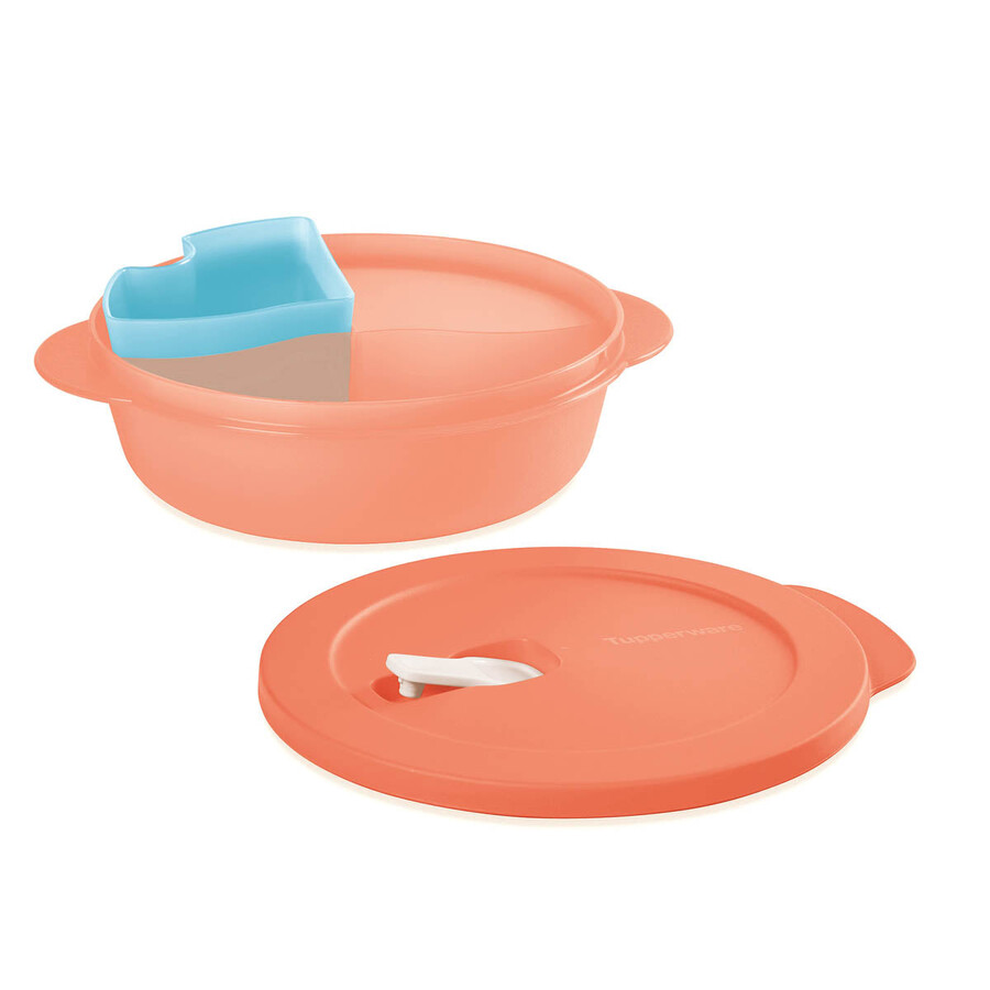 crystalwave plus lunch n dish z zimnym kubkiem pomarańczowy niebieski