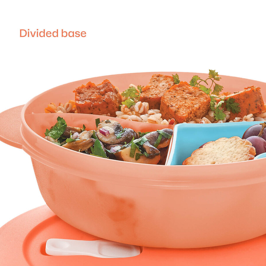 crystalwave plus lunch n dish z zimnym kubkiem pomarańczowy niebieski