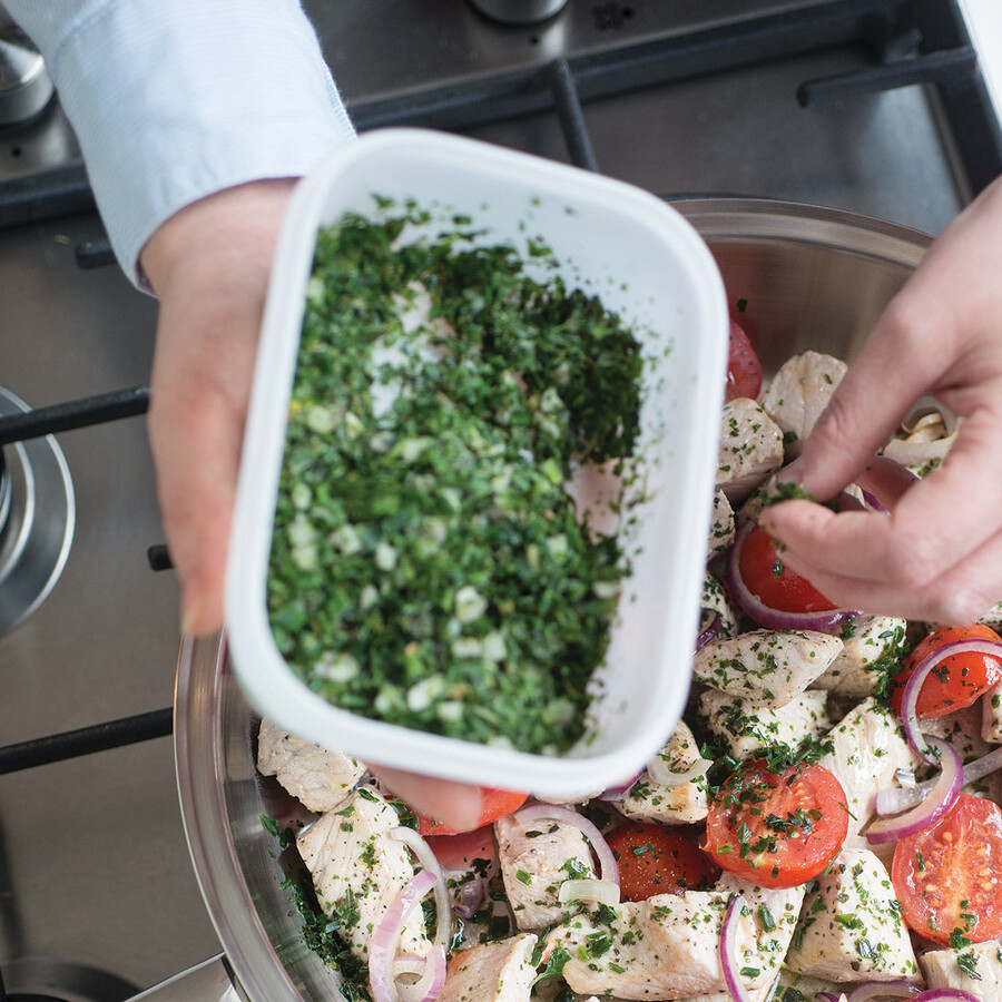 tupperware freezer mates plus mały płytki zestaw 4 pojemników