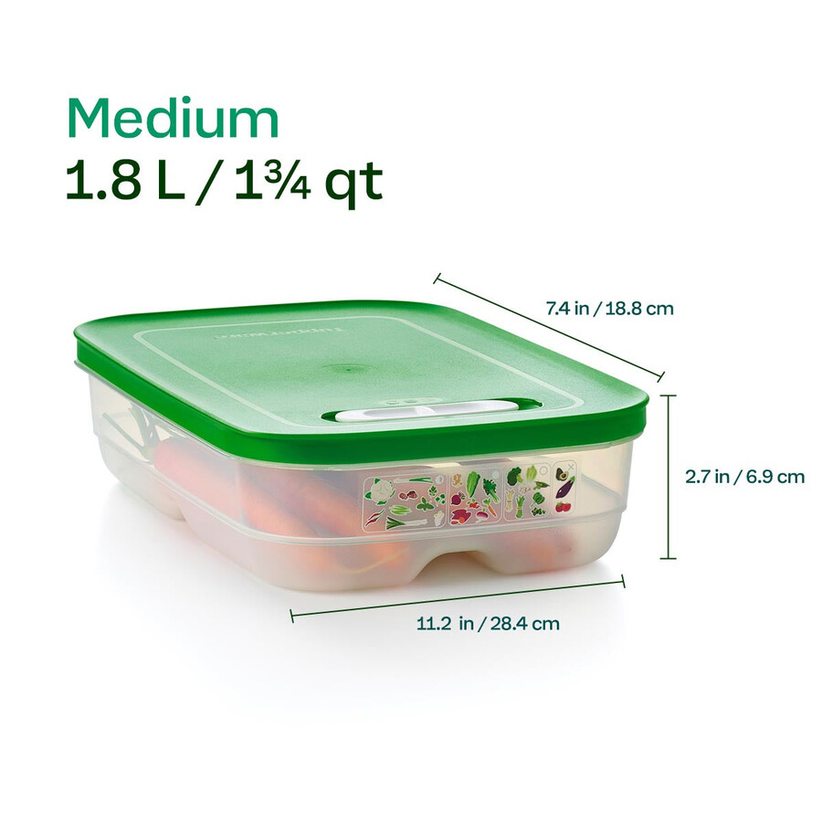 fridgesmart 4-częściowy zestaw startowy margarita mała głęboka winter green średnia średnio głęboka