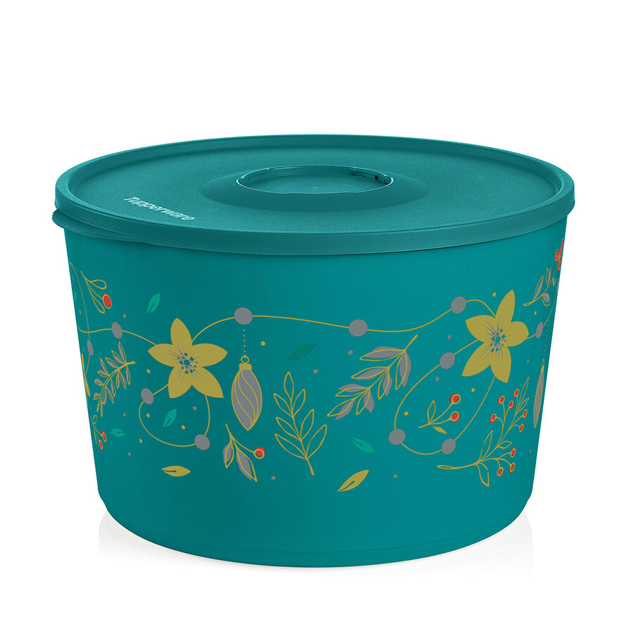 miska do serwowania tupperware holiday holly przechowywanie żywności 28 filiżanek 66 l tajemnicza zieleń