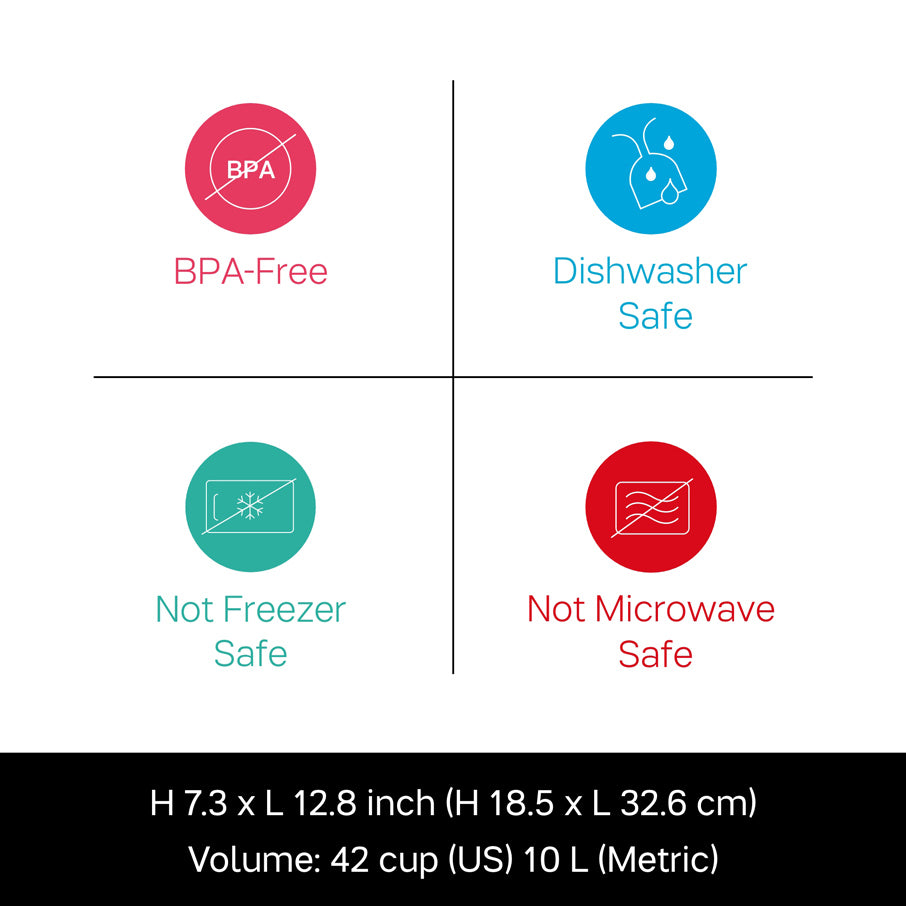 tupperware thatsa mega bowl hermetyczna szczelna miska do mieszania 42 cu chili