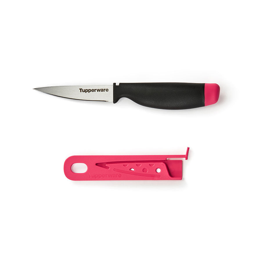 nóż do obierania tupperware amazing series rubine red