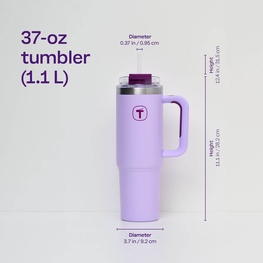 kubek tupperware big t 37 uncji 11 l liliowy