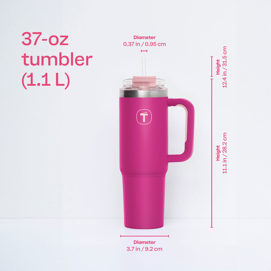 kubek tupperware big t 37 uncji 11 l fuksja