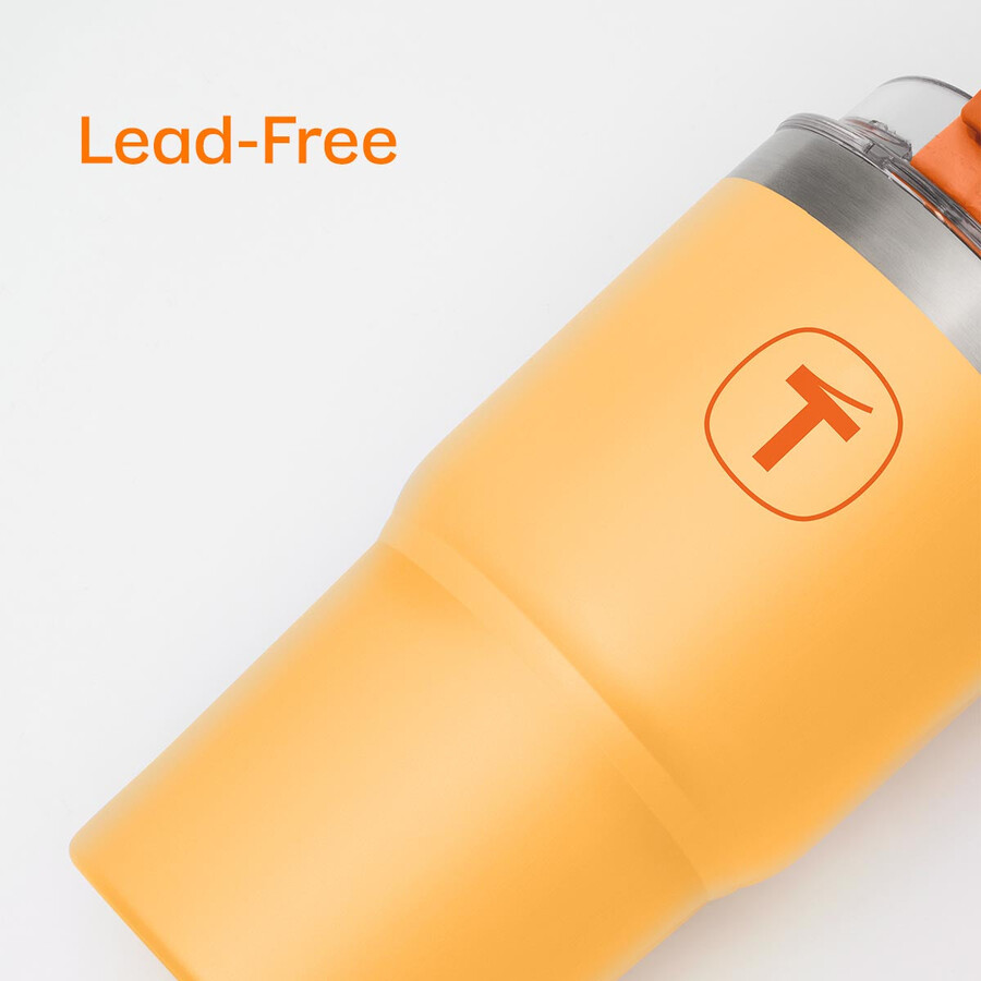 kubek tupperware big t 630 ml 21 uncji sunset-orange