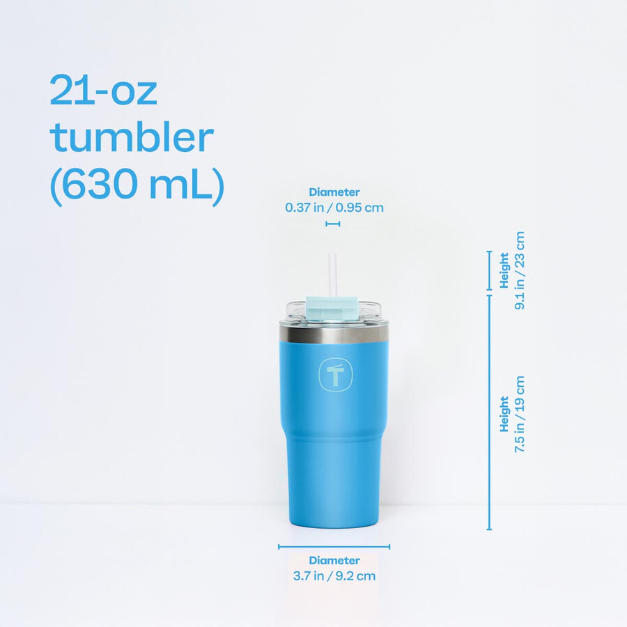 kubek tupperware big t 630 ml 21 uncji daybreak-blue