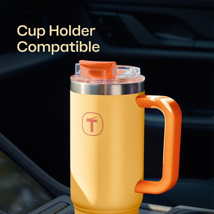kubek tupperware big t 37 uncji 11 l sunset-orange
