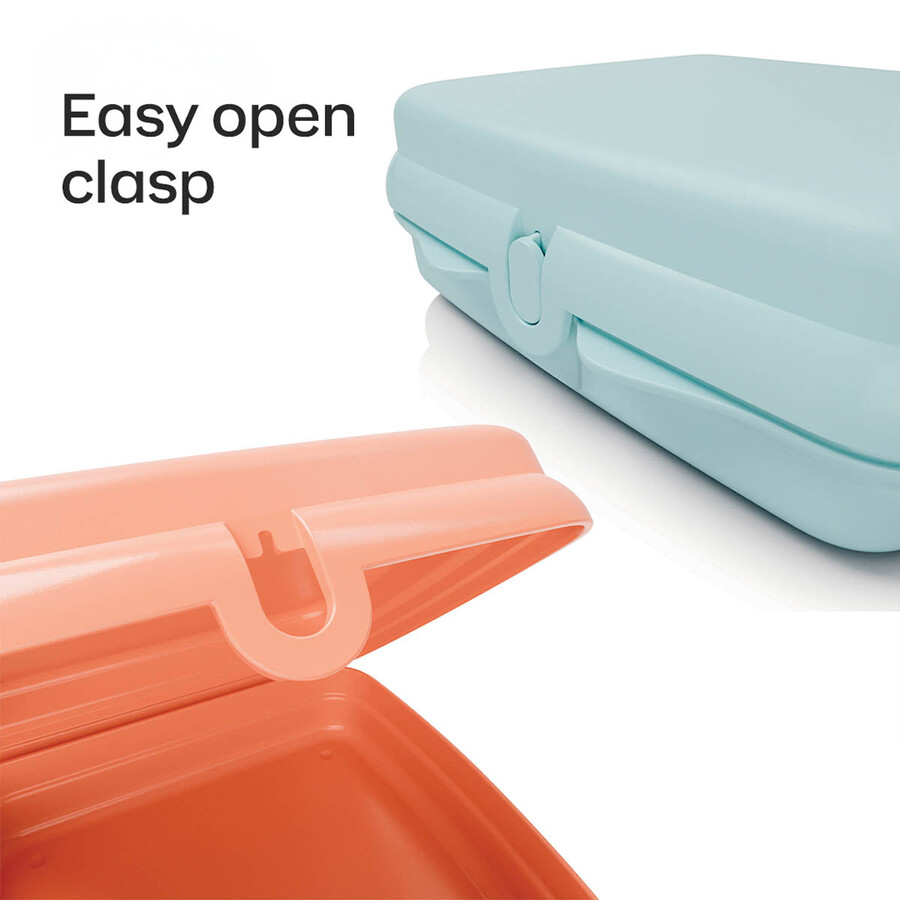 pojemniki na kanapki tupperware – 2 łatwe do otwarcia pudełka na lunch dla dzieci