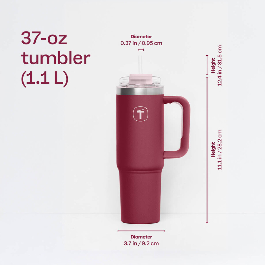 kubek tupperware big t 37 uncji 11 l plum-cheers