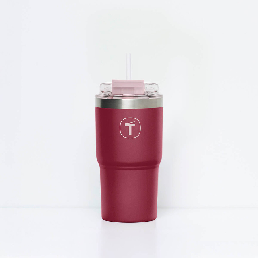 kubek tupperware big t 630 ml 21 uncji plum-cheers