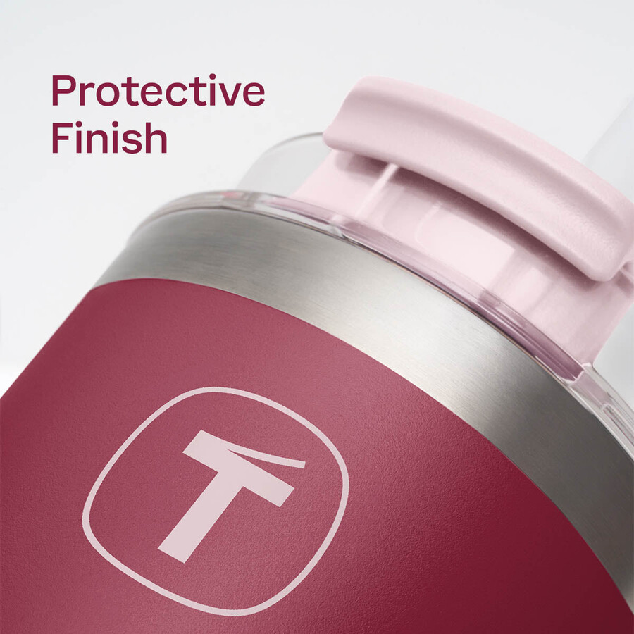 kubek tupperware big t 630 ml 21 uncji plum-cheers