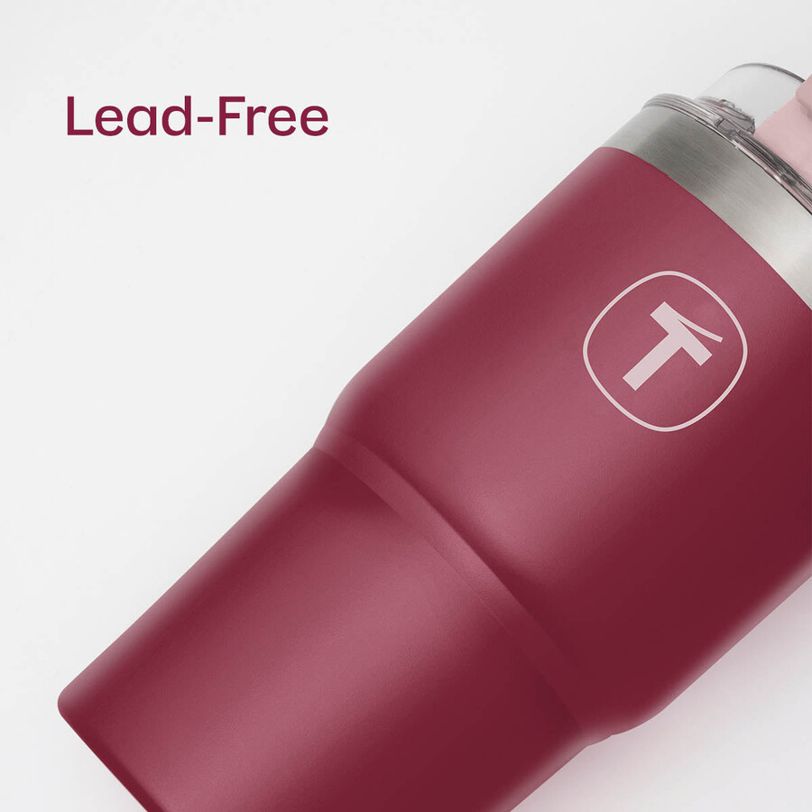 kubek tupperware big t 630 ml 21 uncji plum-cheers