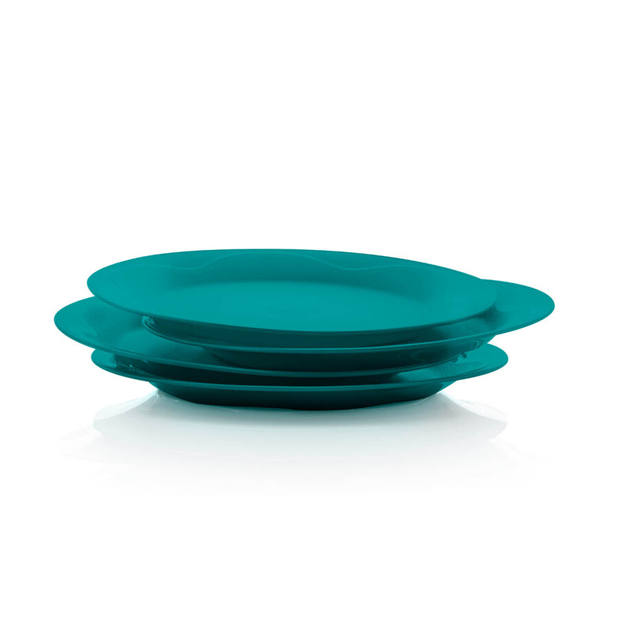 talerze imprezowe tupperware holiday holly wielorazowe talerze do rozrywki